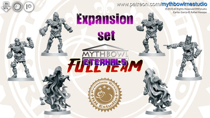 Ethernal Team – Undead – High Quality Miniatures for Fantasy Football Game – RN Estudio Mythbowl