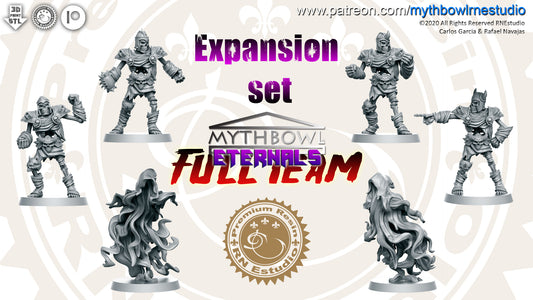 Ethernal Team – Undead – High Quality Miniatures for Fantasy Football Game – RN Estudio Mythbowl