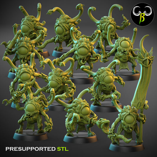 Eyecolites Squad - Dark Legion - Chaos Army - Clay Beast Creations