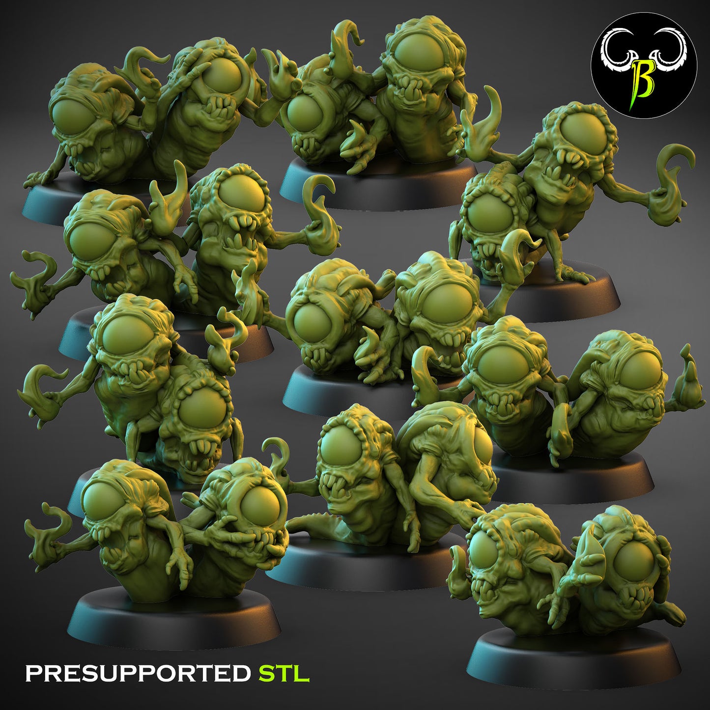 Eyelings squad - Dark Legion - Chaos Army - Clay Beast Creations