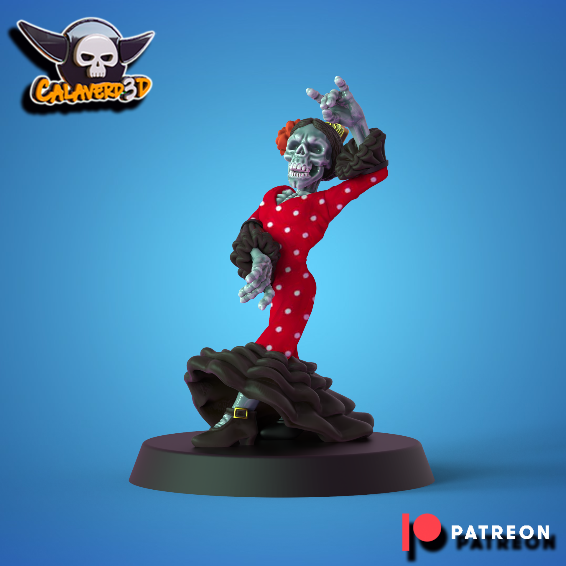 Los toreros muertos - Undead Team for Fantasy Football Miniature Tabletop Game - Calaverd3D - TheMajorLab