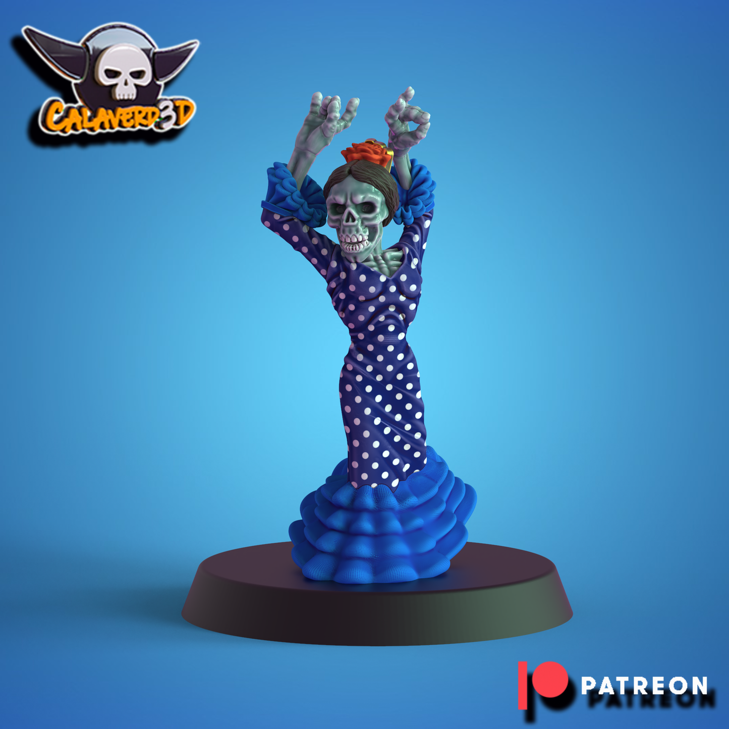 Los toreros muertos - Undead Team for Fantasy Football Miniature Tabletop Game - Calaverd3D - TheMajorLab