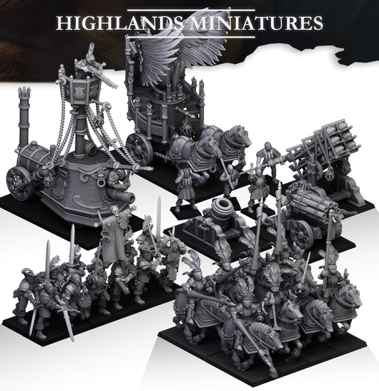 Sunland Empire with Artillery, Altar and Cavalry High Quality Miniatures Highlands Miniatures