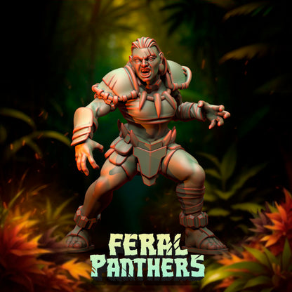 Feral Panthers Amazon Fantasy Football Team – 16 Resin Miniatures by Punga Miniatures - TheMajorLab