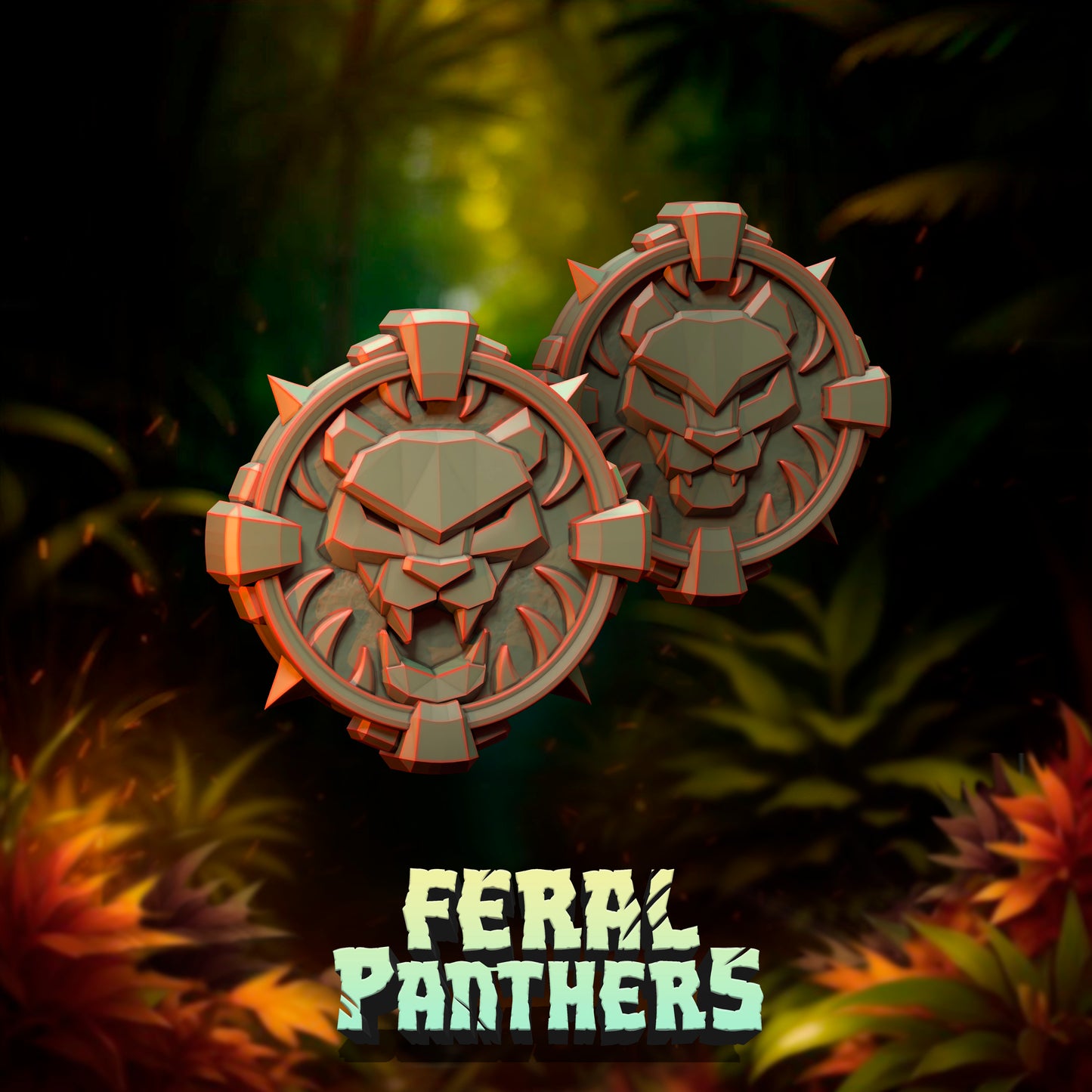 Feral Panthers Amazon Fantasy Football Team – 16 Resin Miniatures by Punga Miniatures - TheMajorLab