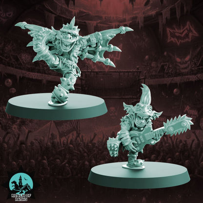 THE SPIKY PUNK Goblin Team for Fantasy Football Miniature Tabletop Game Realm of Paths