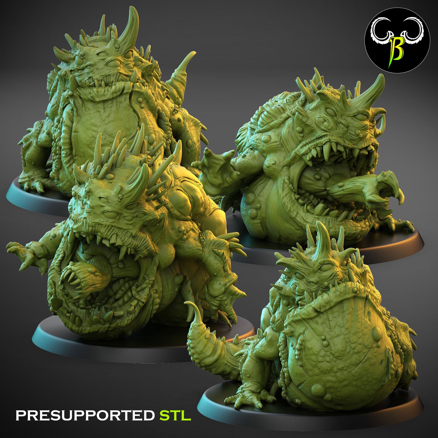 Froggot squad - Dark Legion - Chaos Army - Clay Beast Creations