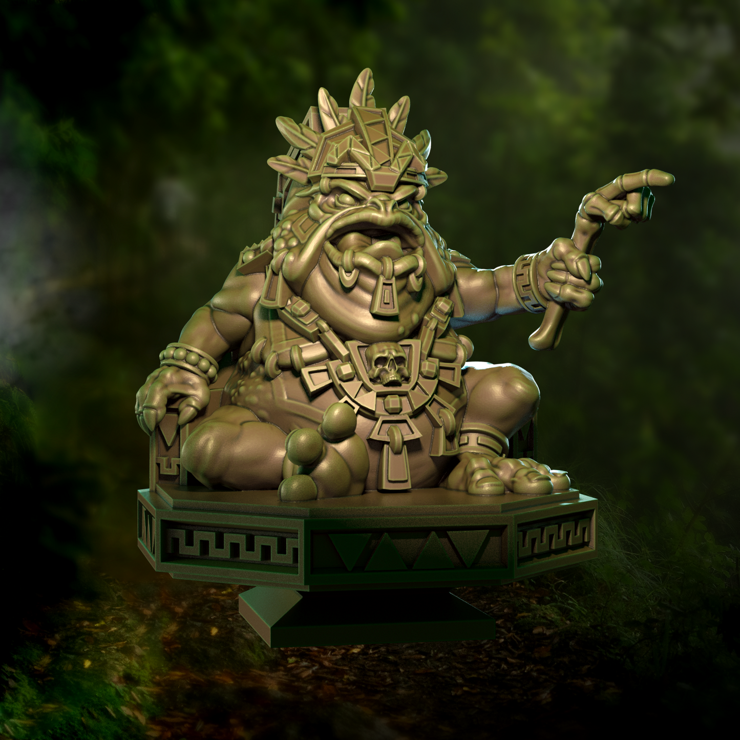 Jungle avengers Slann Team Blood Fantasy Football Bowl Punga Miniatures