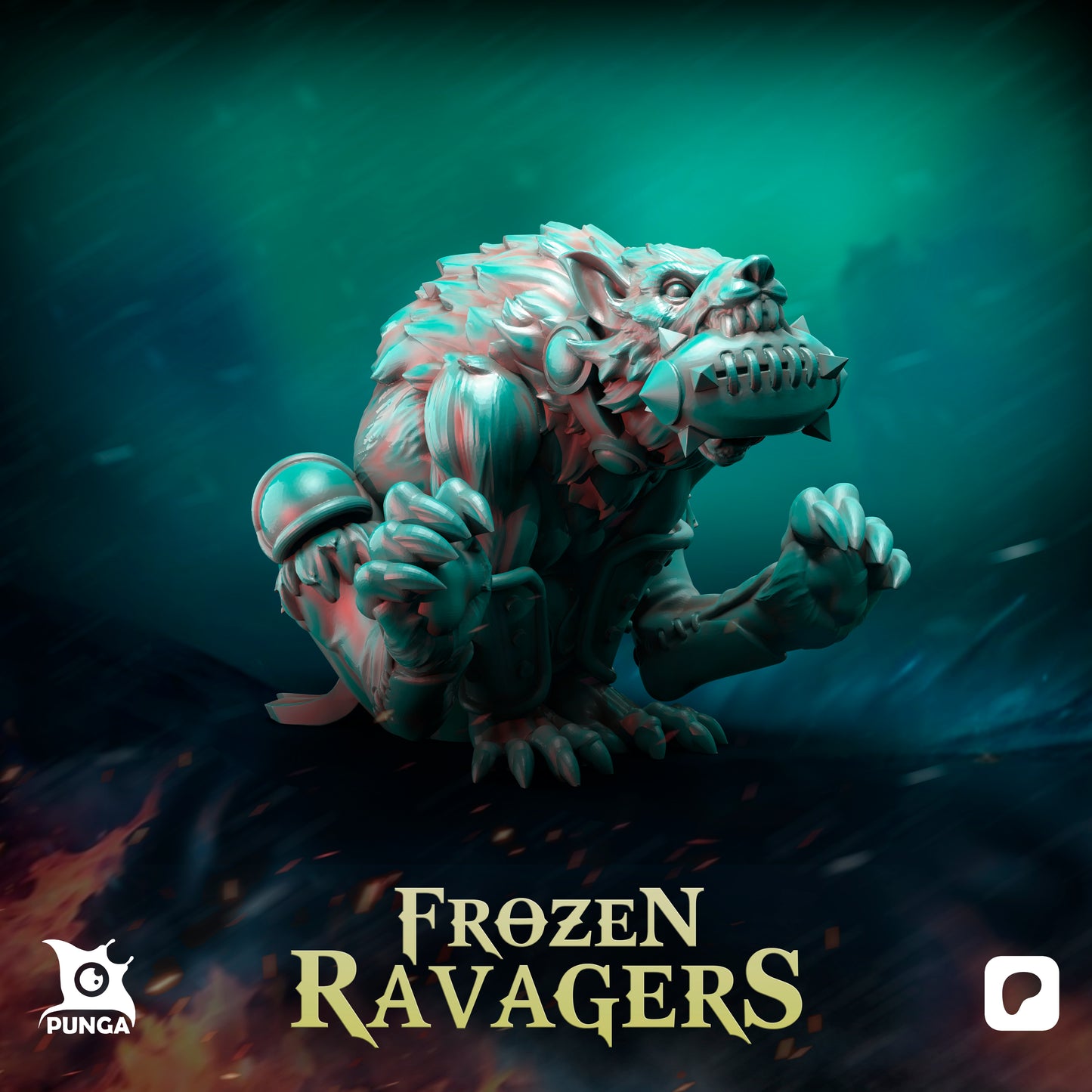 Frozen Ravagers Undead Necromantic Horror Norseman Team Fantasy Football Punga Miniatures