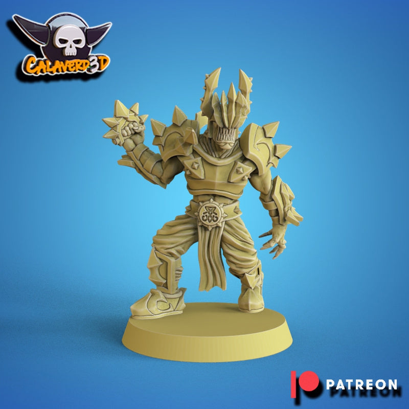 Damned from the ninth circle Bloodbound Team for Fantasy Football Miniature Tabletop Game Calaverd3D
