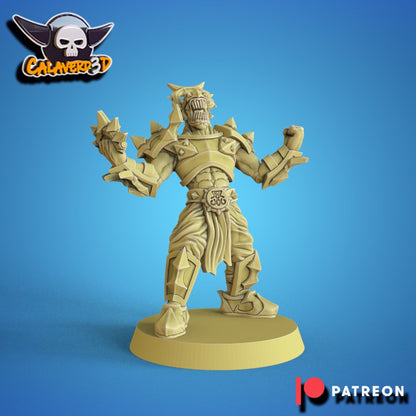 Damned from the ninth circle Bloodbound Team for Fantasy Football Miniature Tabletop Game Calaverd3D