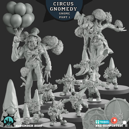 Gnome Circus Gnomedy Team for Fantasy Football Miniature Game Realm of paths