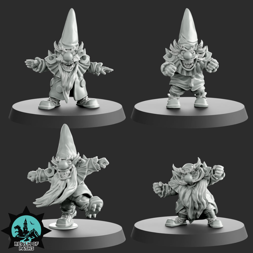 Gnome Circus Gnomedy Team for Fantasy Football Miniature Game Realm of paths