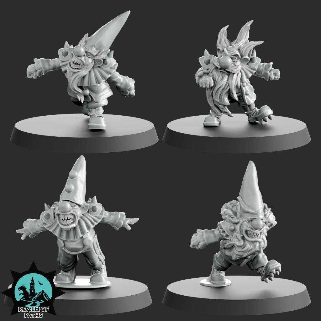 Gnome Circus Gnomedy Team for Fantasy Football Miniature Game Realm of paths