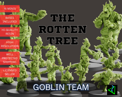 Goblin Team The Rotten Tree Blood Fantasy Football Bowl Realm of paths