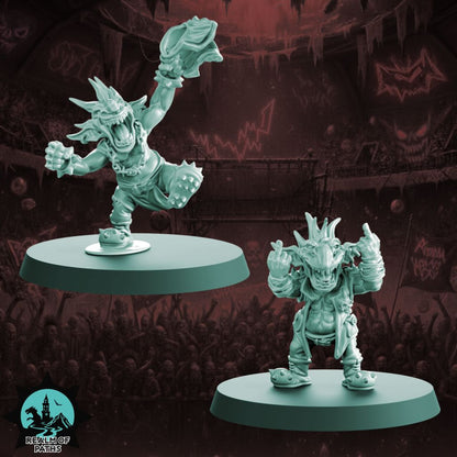 THE SPIKY PUNK Goblin Team for Fantasy Football Miniature Tabletop Game Realm of Paths