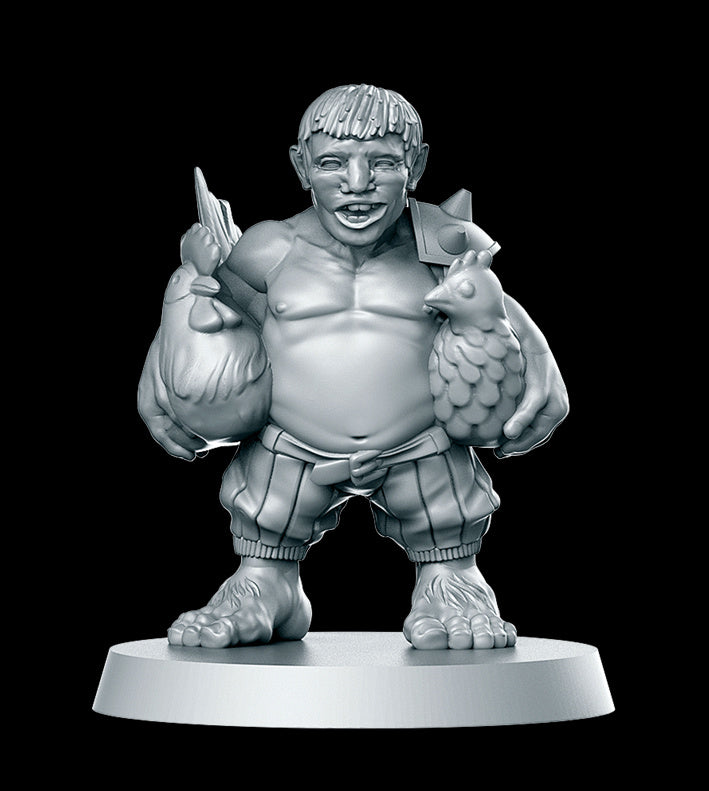 Kitchen Halflings Team for Fantasy Football Miniature Tabletop Game Mythbowl RN estudio