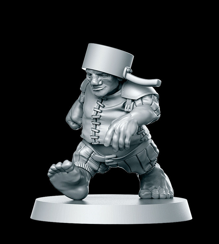 Kitchen Halflings Team for Fantasy Football Miniature Tabletop Game Mythbowl RN estudio