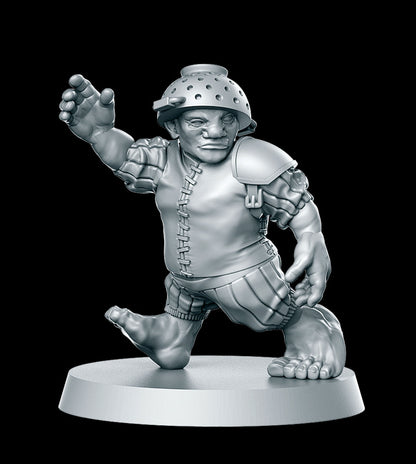 Kitchen Halflings Team for Fantasy Football Miniature Tabletop Game Mythbowl RN estudio
