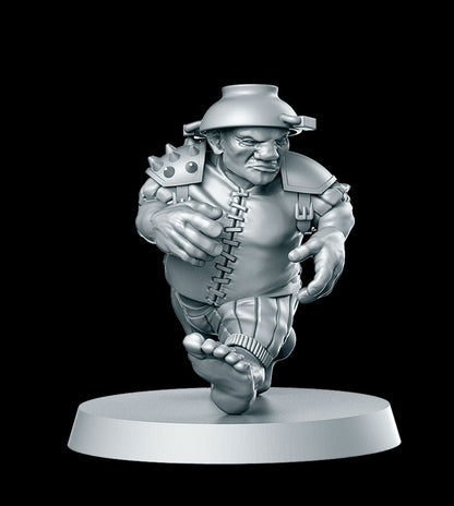 Kitchen Halflings Team for Fantasy Football Miniature Tabletop Game Mythbowl RN estudio