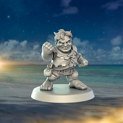 Hungry Piranha Halfling Team for Fantasy Football Miniature Tabletop Game Punga Miniatures
