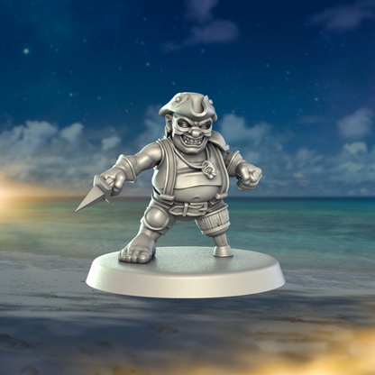 Hungry Piranha Halfling Team for Fantasy Football Miniature Tabletop Game Punga Miniatures