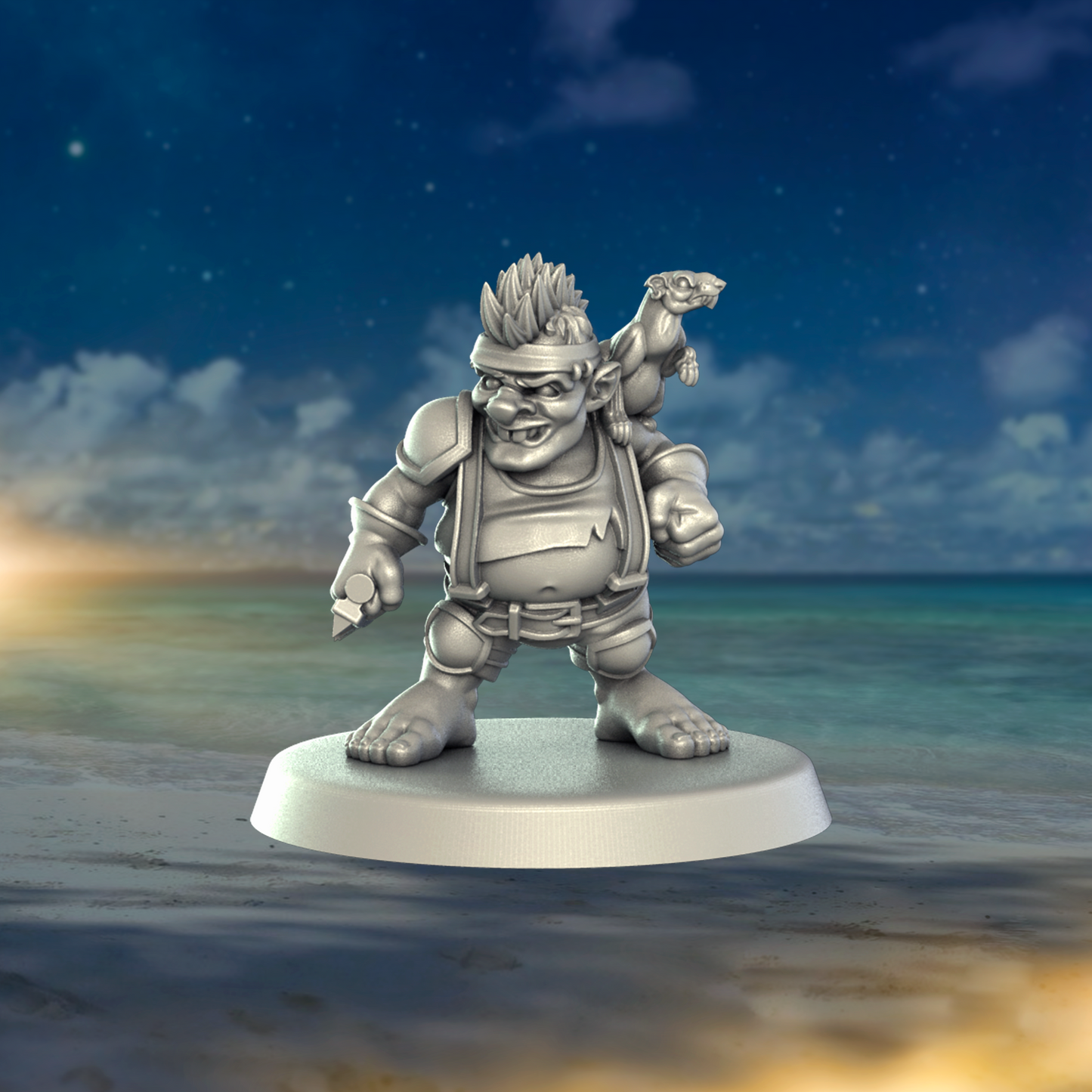 Hungry Piranha Halfling Team for Fantasy Football Miniature Tabletop Game Punga Miniatures