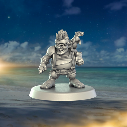 Hungry Piranha Halfling Team for Fantasy Football Miniature Tabletop Game Punga Miniatures