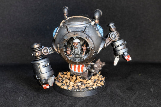 Painted Steam Boys Dwarves team  + Feldher bag - Fantasy Football Punga Miniatures