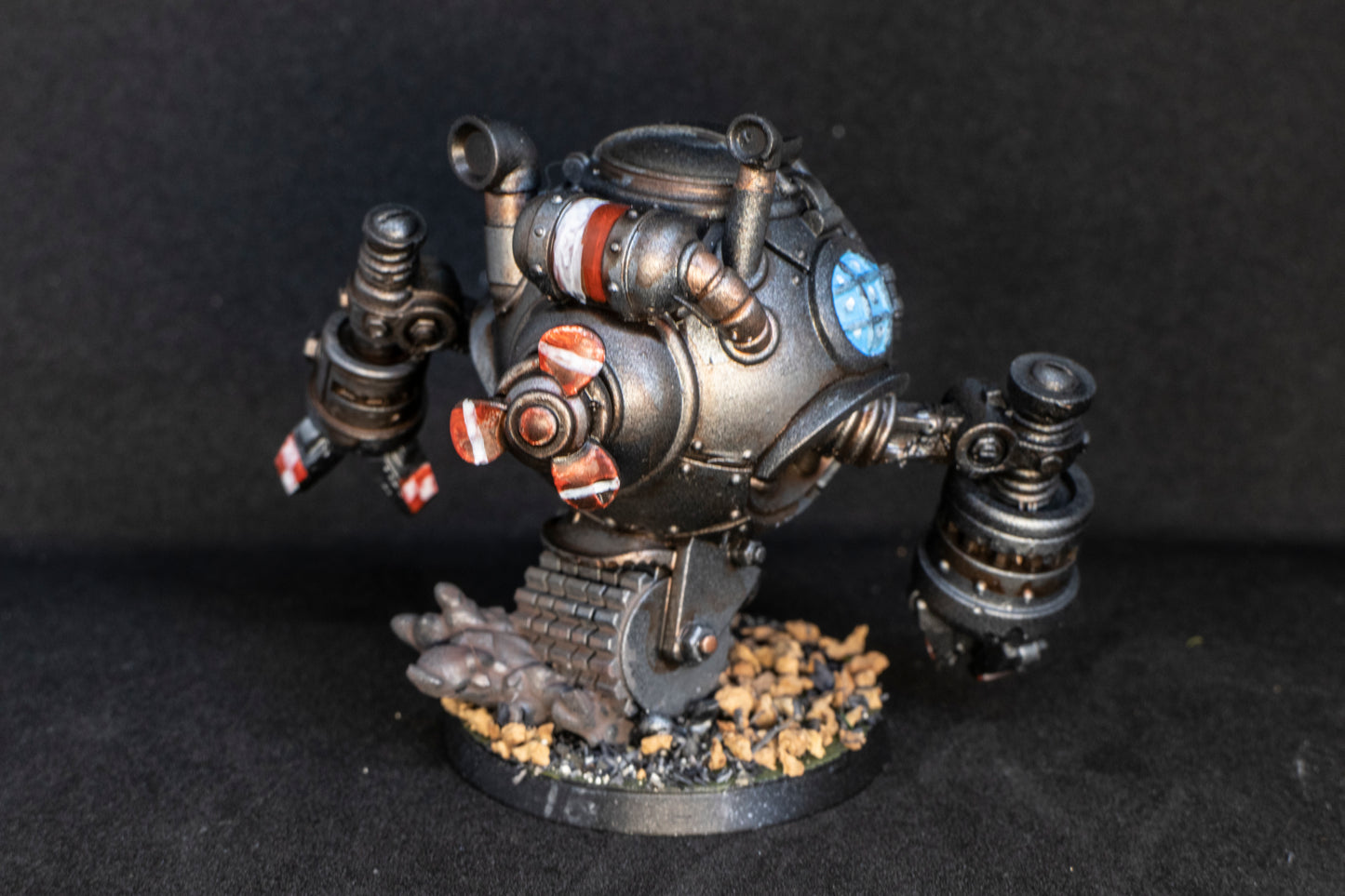 Painted Steam Boys Dwarves team  + Feldher bag - Fantasy Football Punga Miniatures
