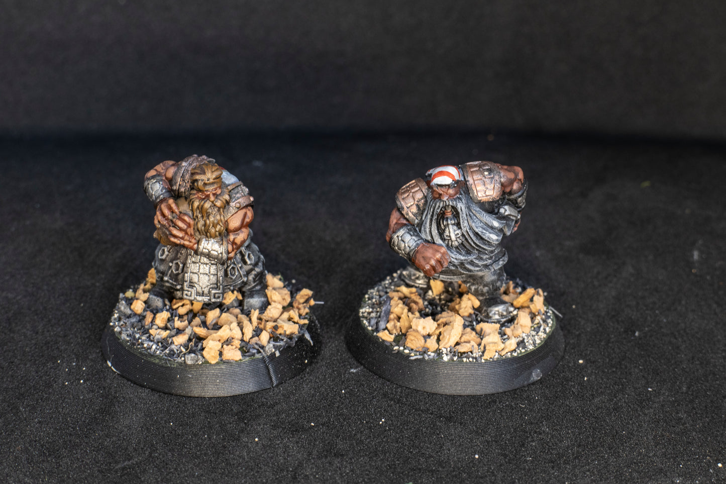 Painted Steam Boys Dwarves team  + Feldher bag - Fantasy Football Punga Miniatures