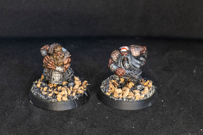 Painted Steam Boys Dwarves team  + Feldher bag - Fantasy Football Punga Miniatures