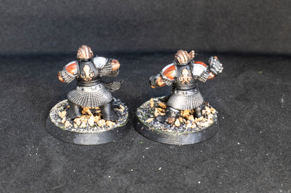 Painted Steam Boys Dwarves team  + Feldher bag - Fantasy Football Punga Miniatures