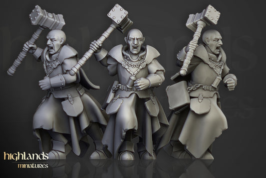 Inquisitorial Warband by Highlands Miniatures | Resin Human Inquisitors for Fantasy & Grimdark Wargames
