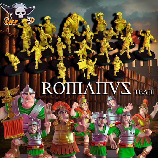 Roman Empire – Human –21 High Quality Miniatures for Fantasy Football Game – Calaverd3D