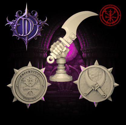 The Dark Daggers Dark Elves Team for Fantasy Football Miniature Tabletop Game Torchlight Models