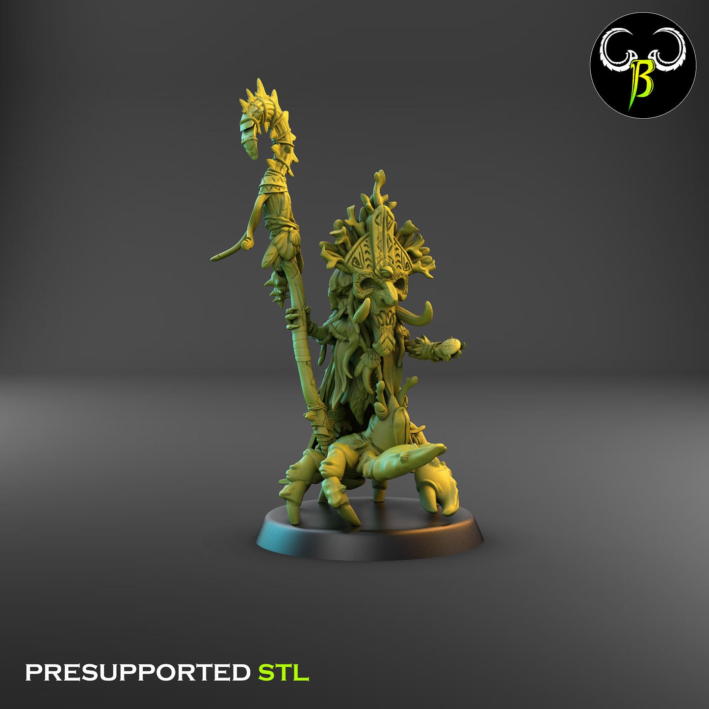 JellyFetich Shaman - SEAMOA LADZ  - Orcs Army - Clay Beast Creations