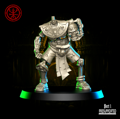 The Osteopharaosis Tomb Kings Team for Fantasy Football Miniature Tabletop Game Torchlight Models