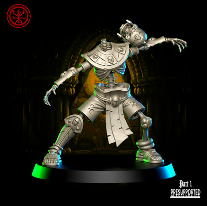 The Osteopharaosis Tomb Kings Team for Fantasy Football Miniature Tabletop Game Torchlight Models