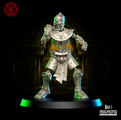 The Osteopharaosis Tomb Kings Team for Fantasy Football Miniature Tabletop Game Torchlight Models