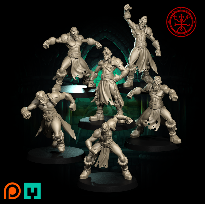 Imperial Circus – Humans High Quality Miniatures for Fantasy Football Game by Torchlight Models