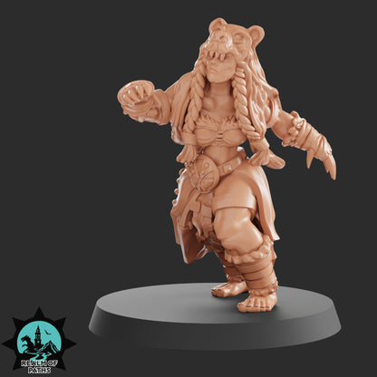 AMAROCK Amazon Team for Fantasy Football Tabletop Miniature Game Realm of paths - TheMajorLab