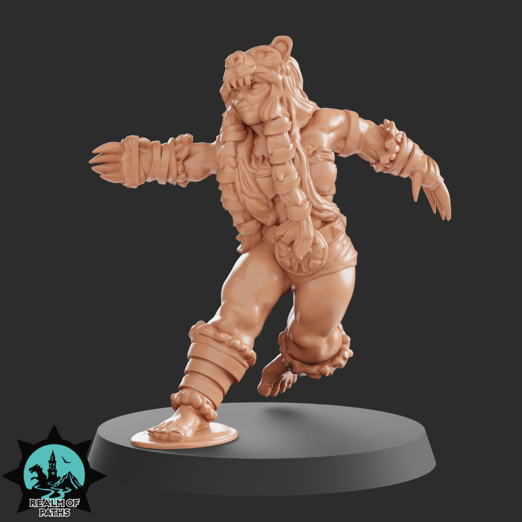 AMAROCK Amazon Team for Fantasy Football Tabletop Miniature Game Realm of paths - TheMajorLab