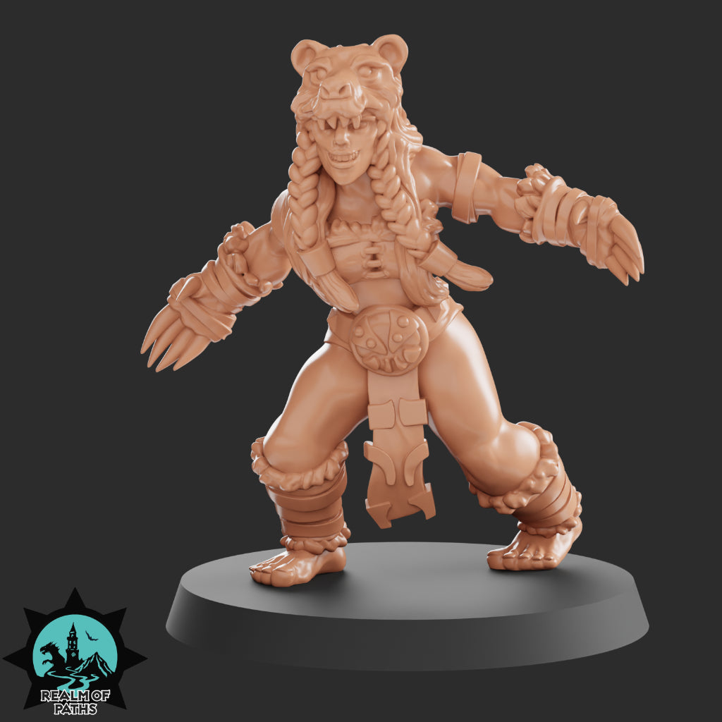 AMAROCK Amazon Team for Fantasy Football Tabletop Miniature Game Realm of paths - TheMajorLab