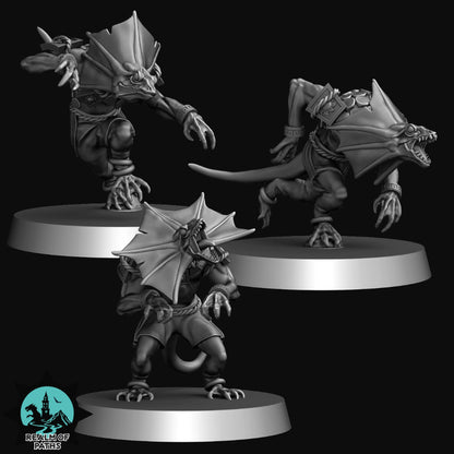 Cold Blooded – 16 High-Quality 3D Print Lizardmen Miniatures | Blood Fantasy Football Bowl | Realm of Paths