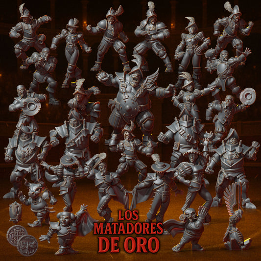 Los Matadores de Oro – Human – High Quality Miniatures for Fantasy Football Game – Punga Miniatures