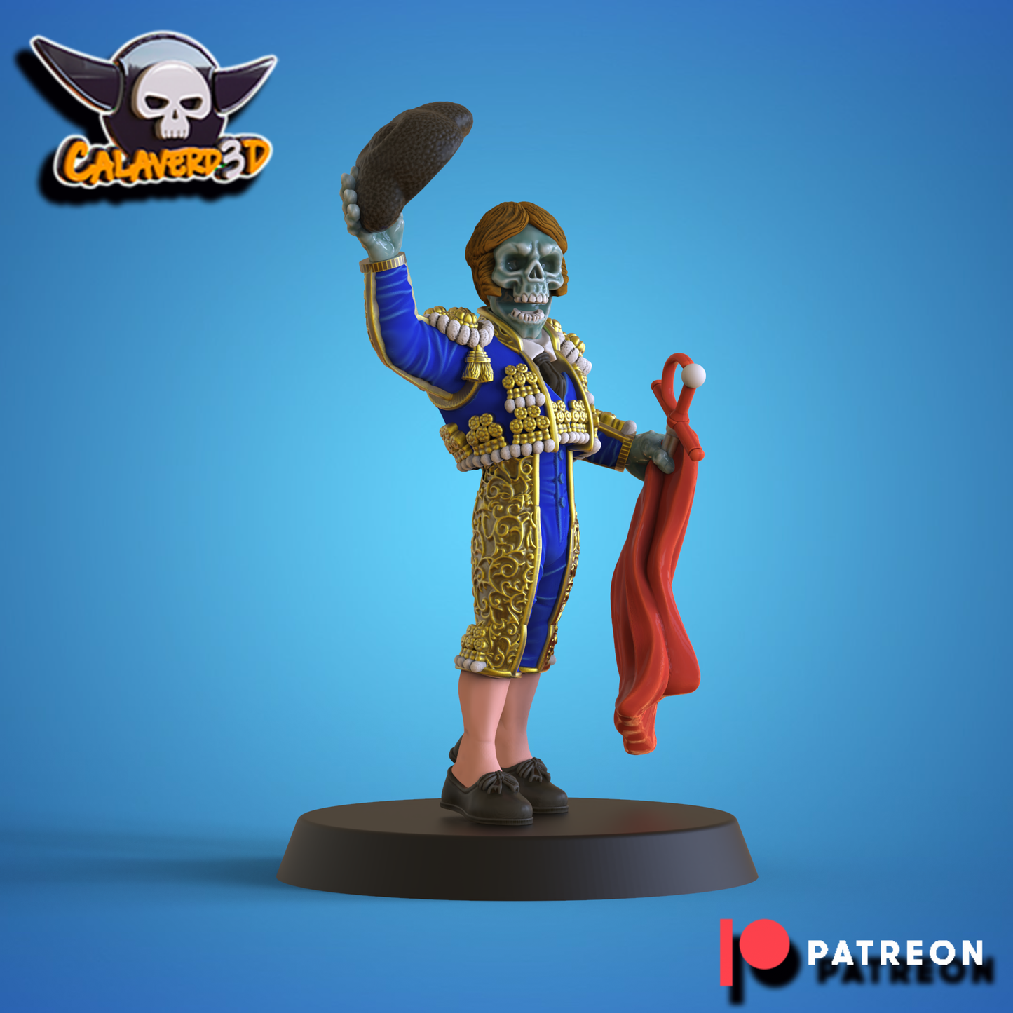 Los toreros muertos - Undead Team for Fantasy Football Miniature Tabletop Game - Calaverd3D - TheMajorLab