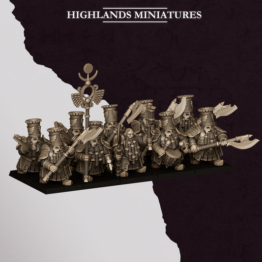 Marduk Heavy Guard - Chaos Dwarves - Cult of Marduk - Highlands Miniatures