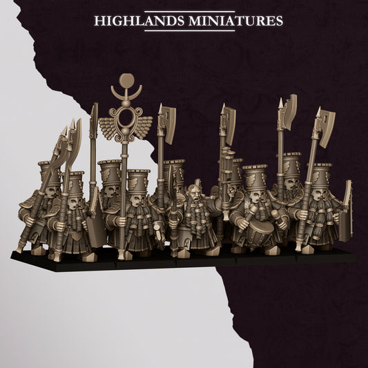 Marduk Heavy Guard - Chaos Dwarves - Cult of Marduk - Highlands Miniatures