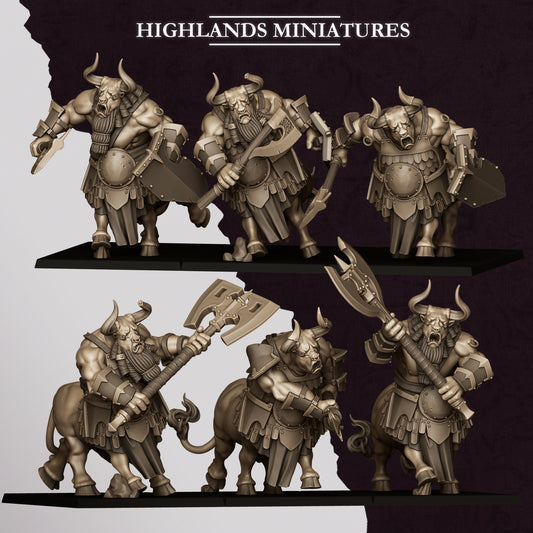 Marduk Minotaur - Chaos Dwarves - Cult of Marduk - Highlands Miniatures